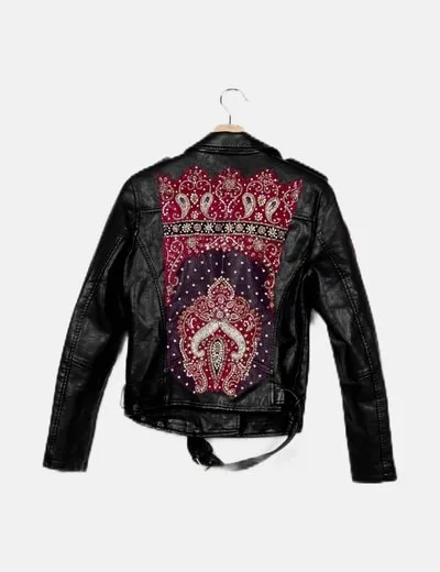 Lakshmi Soul Cazadora biker pedrería