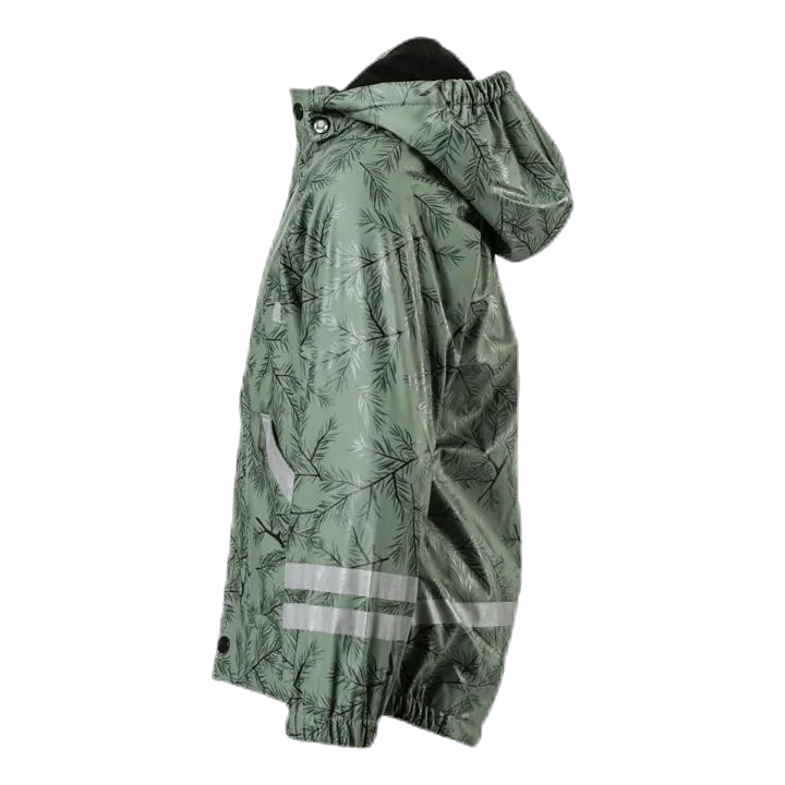 LINDBERG NORDSKOG FLEECELINED RAIN SET GREEN