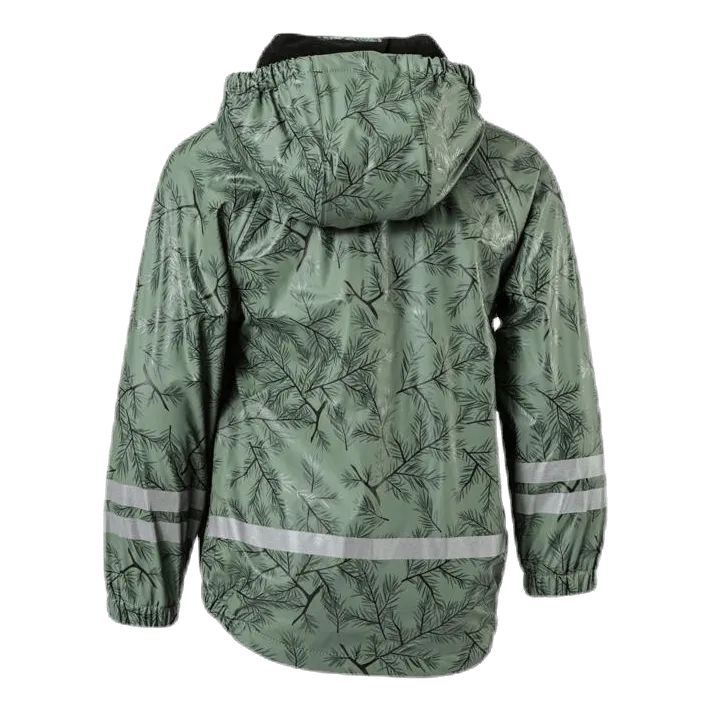 LINDBERG NORDSKOG FLEECELINED RAIN SET GREEN