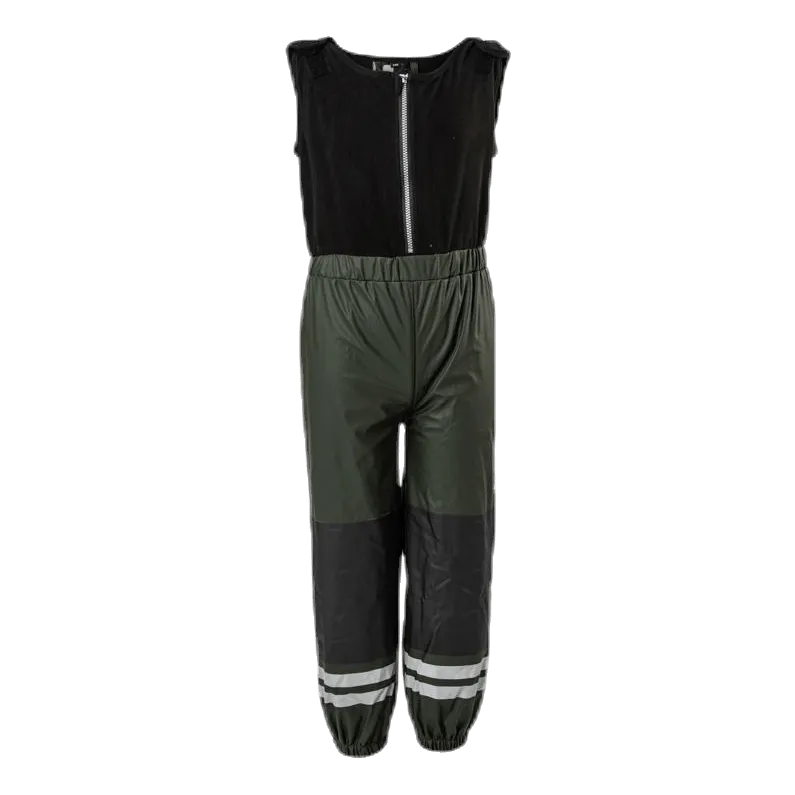 LINDBERG NORDSKOG FLEECELINED RAIN SET GREEN