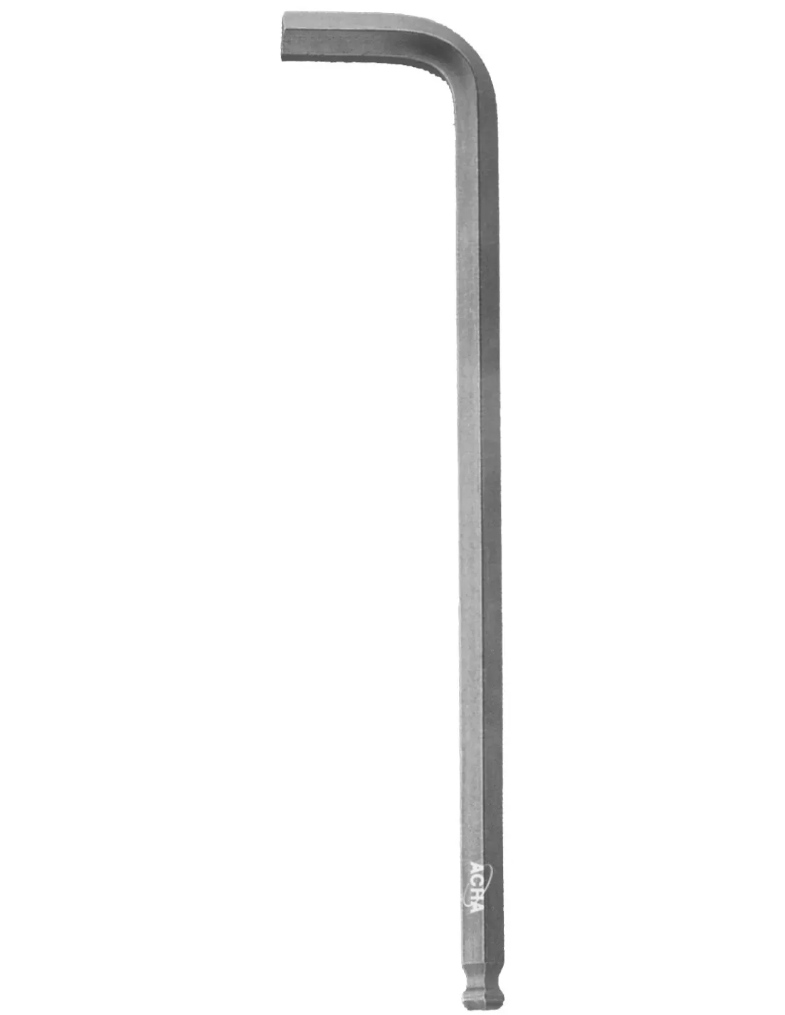 LLAVE HEXAGONAL ACODADA CON BOLA PAVONADA LARGA CR.VA.  12MM