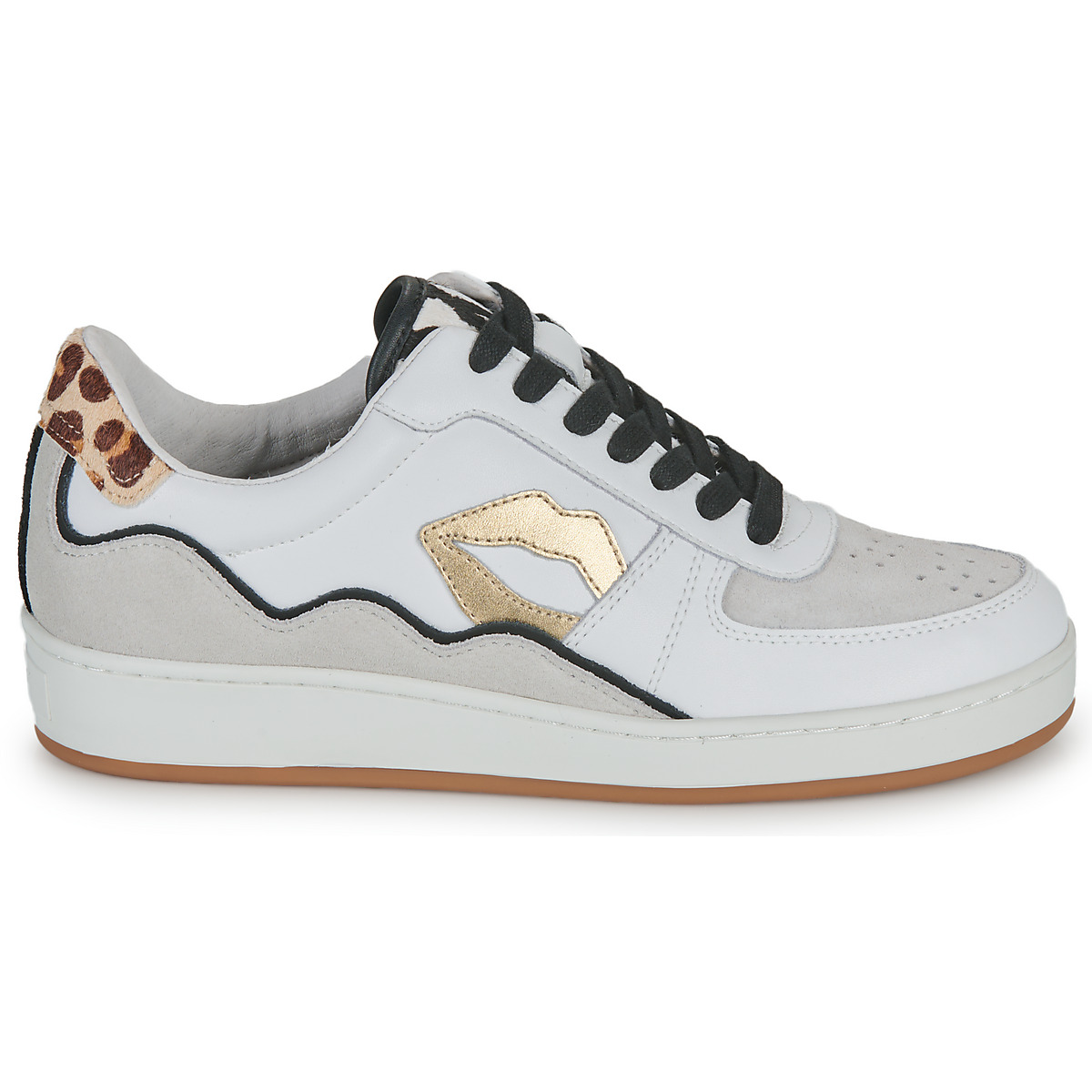 LOULOU BLANC GOLD LEOPARD