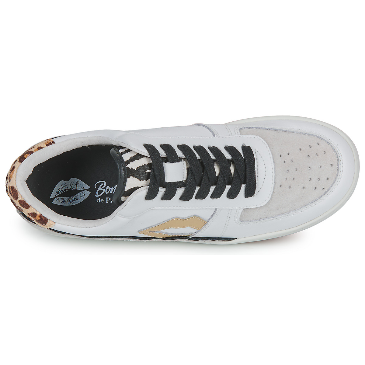 LOULOU BLANC GOLD LEOPARD