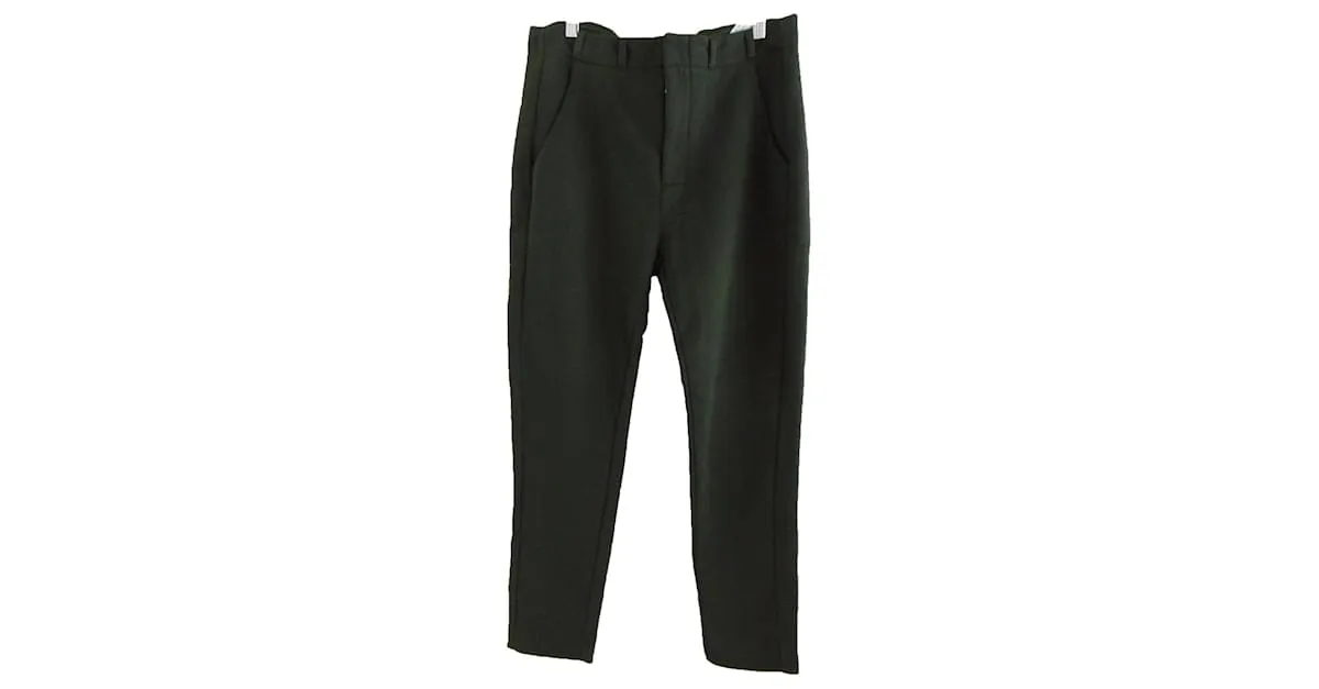 Maison Martin Margiela traje de pantalon Verde oliva 