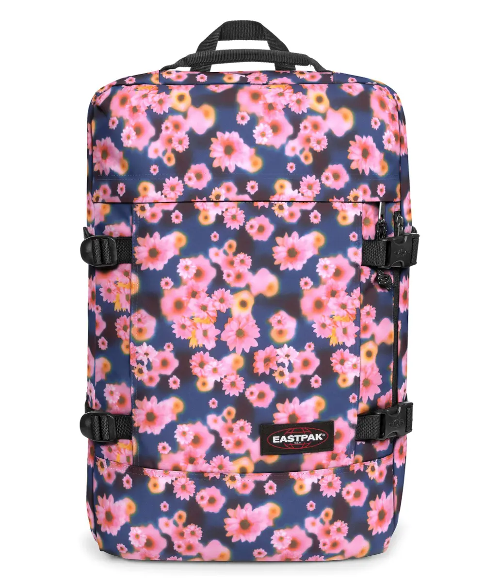 MALETA MOCHILA CABINA AVIÓN 17″ EASTPAK TRAVELPACK REFEK0A5BBR7D11 POLIéSTER FLORES MULTICOLORES