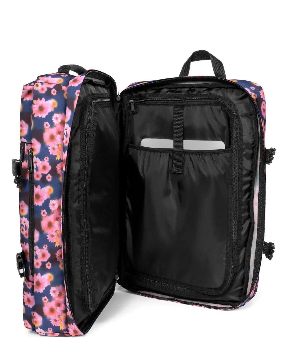 MALETA MOCHILA CABINA AVIÓN 17″ EASTPAK TRAVELPACK REFEK0A5BBR7D11 POLIéSTER FLORES MULTICOLORES