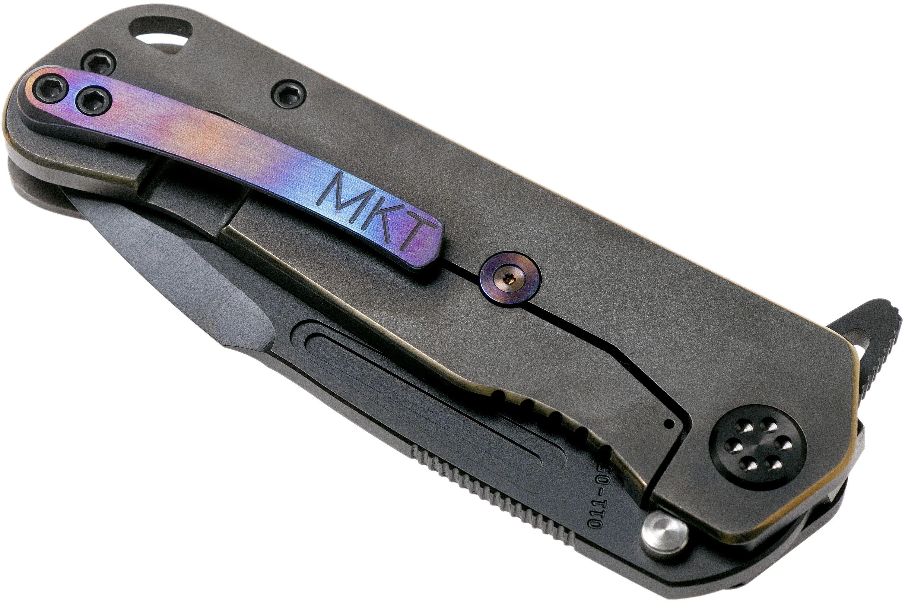 Medford Proxima PVD S35VN, Faced Flamed Bronze handles, navaja