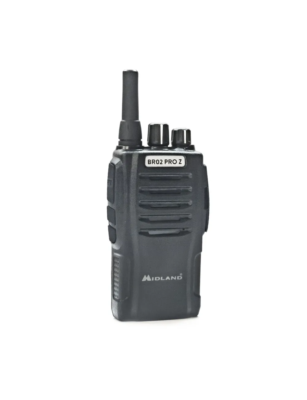 Midland BR02 PRO Z (C1524) Transceptor profesional portátil PMR446 Juego de 2 piezas