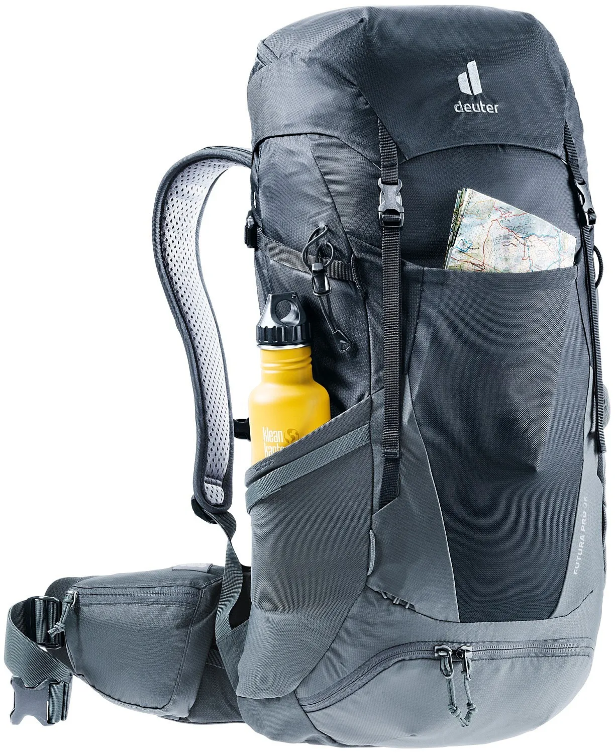 MOCHILA DEUTER FUTURA PRO 36  BLACK/GRAPHITE