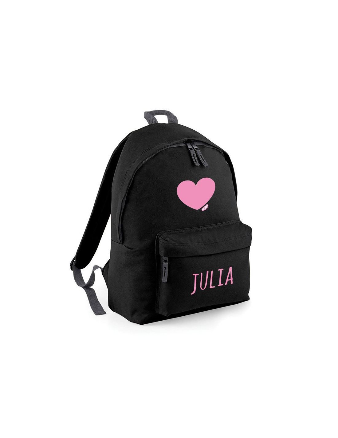 Mochila Junior Negra personalizada de Mi Pipo