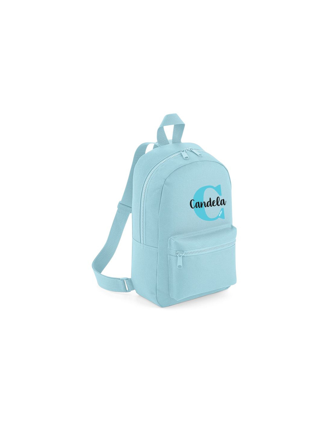 Mochila Mediana Nylon personalizada azul de Mi Pipo