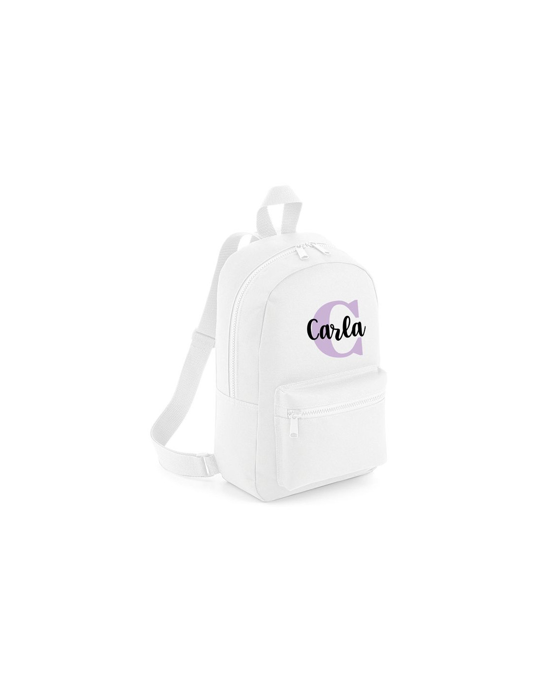Mochila Mediana Nylon personalizada lila de Mi Pipo
