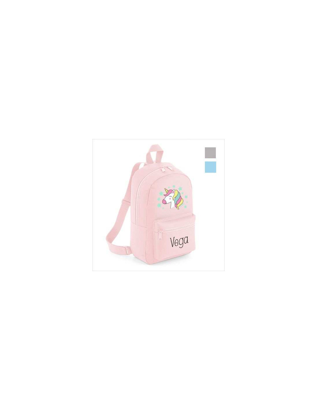 Mochila Medium Unicornio personalizada Mi Pipo