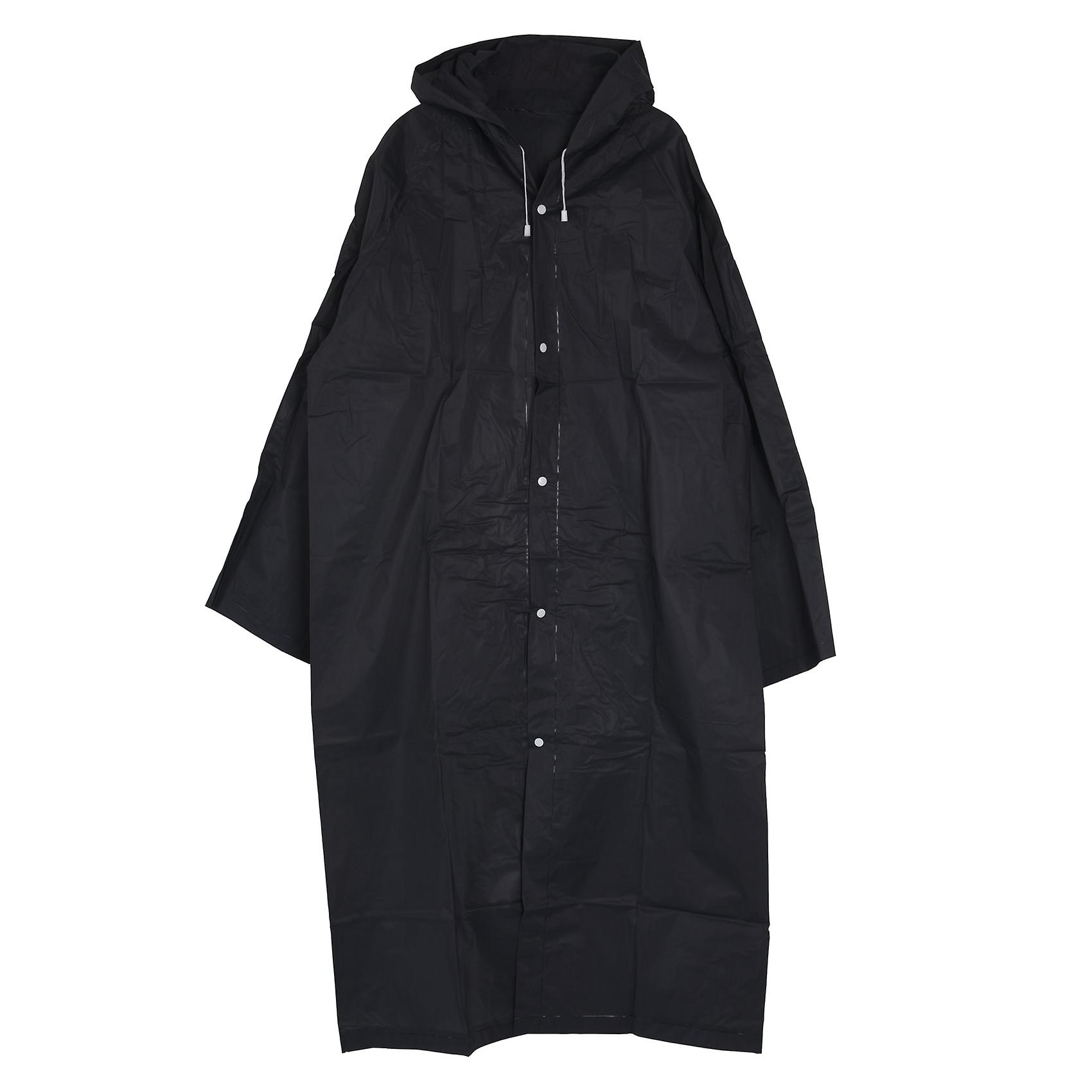 Moda Eva Impermeable Impermeable Impermeable Impermeable Camping Impermeable Impermeable Negro