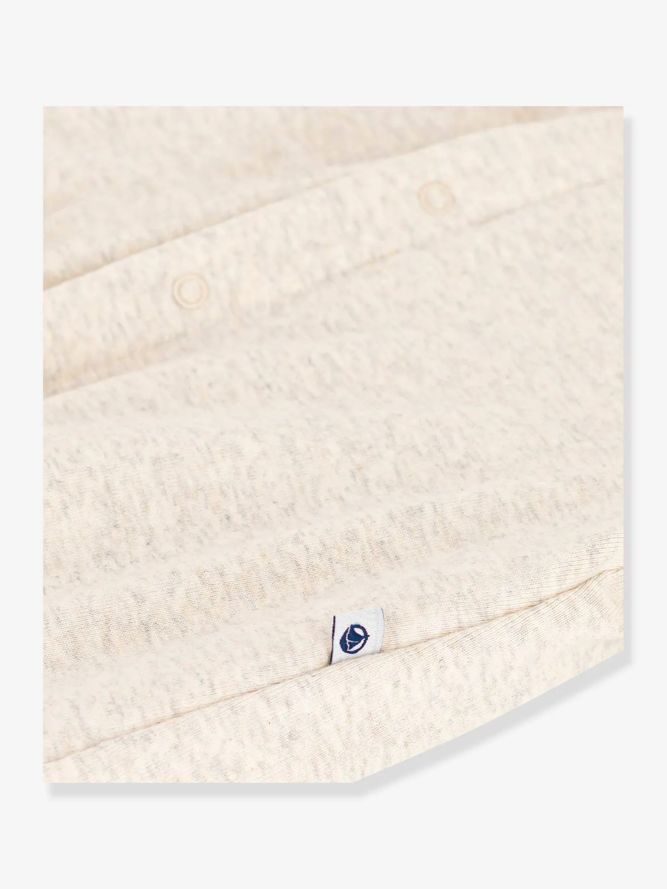 MONO LARGO GUATEADO DE ALGODóN CON CAPUCHA PARA BEBé  PETIT BATEAU