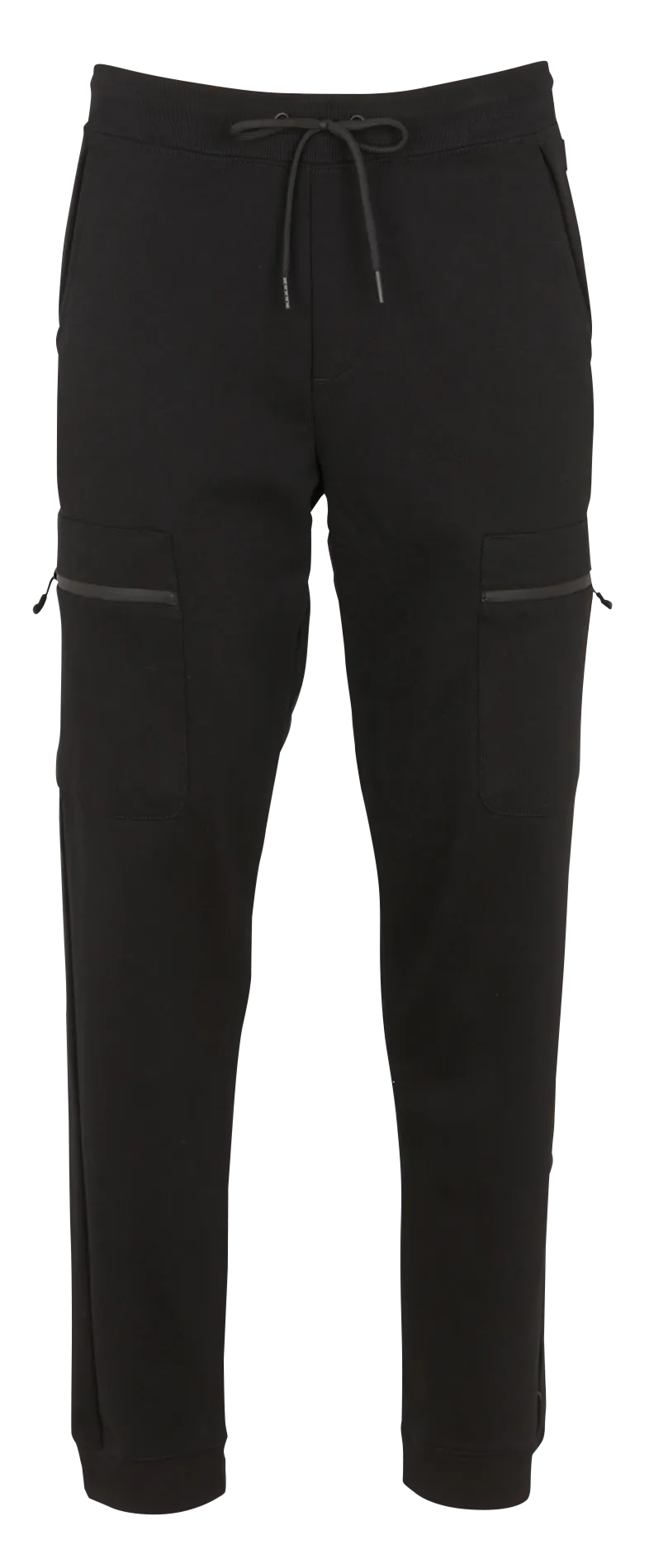 NEW MAN Pantalón de jogging recto de algodón en negro