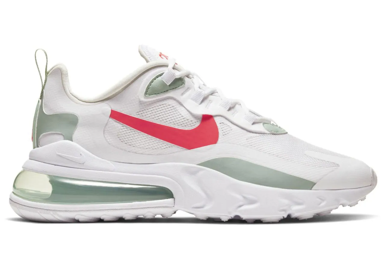 Nike Air Max 270 React White Pistachio Crimson W