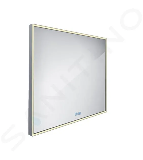 NIMCO ESPEJOS  ESPEJO CON ILUMINACIóN LED, 60X60 CM, SENSOR TáCTIL, ALUMINIO ZP 13066VX