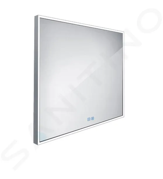 NIMCO ESPEJOS  ESPEJO CON ILUMINACIóN LED, 60X60 CM, SENSOR TáCTIL, ALUMINIO ZP 13066VX