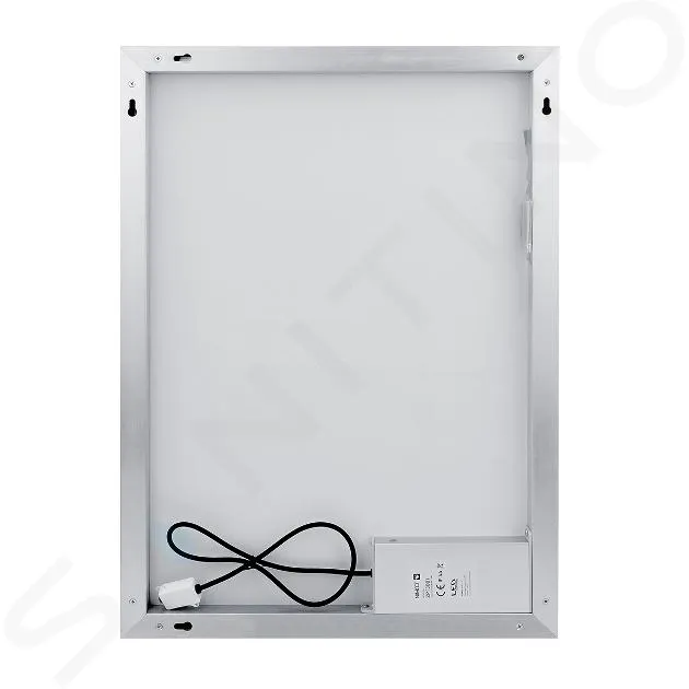 NIMCO ESPEJOS  ESPEJO CON ILUMINACIóN LED, 60X60 CM, SENSOR TáCTIL, ALUMINIO ZP 13066VX