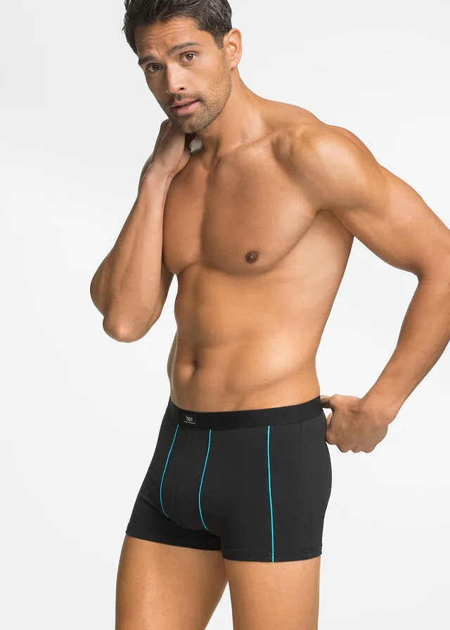 Pack de 3 calzoncillos bóxer ajustados Negro