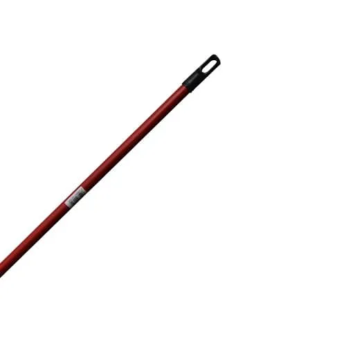 Palo Universal Metalico Cepillo Barrer Fregona 120 Cm Rojo