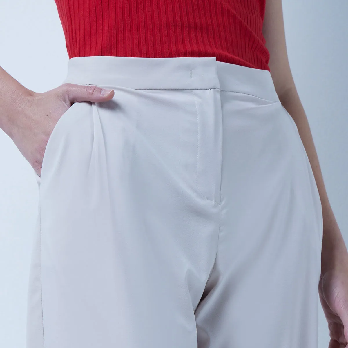 Pantalón Tiro Alto Fluido