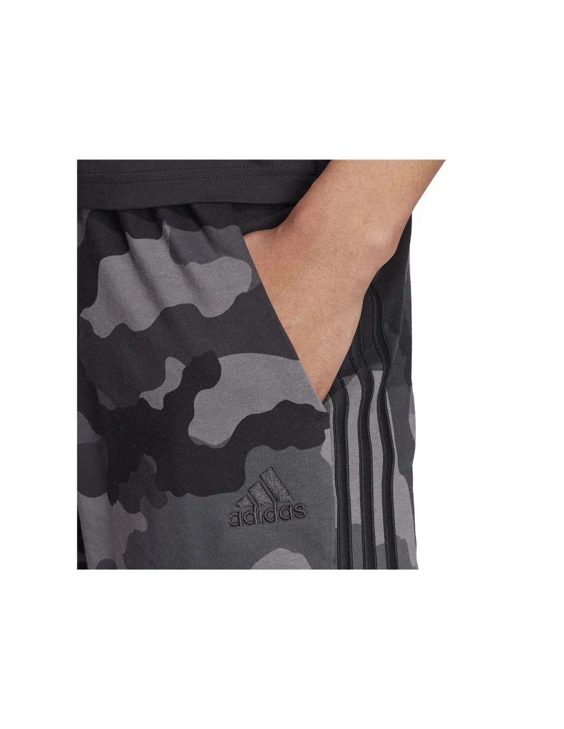 Pantalones adidas Seasonal Essentials Camouflage Hombre Negro