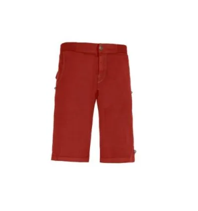 PANTALONES CORTOS DE ESCALADA E9 KROC FLAXS20 (RED CLAY277)