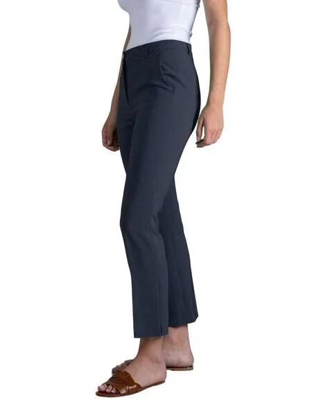 Pantalones HONGO para mujer: Elegancia y comodidad en gris neutro