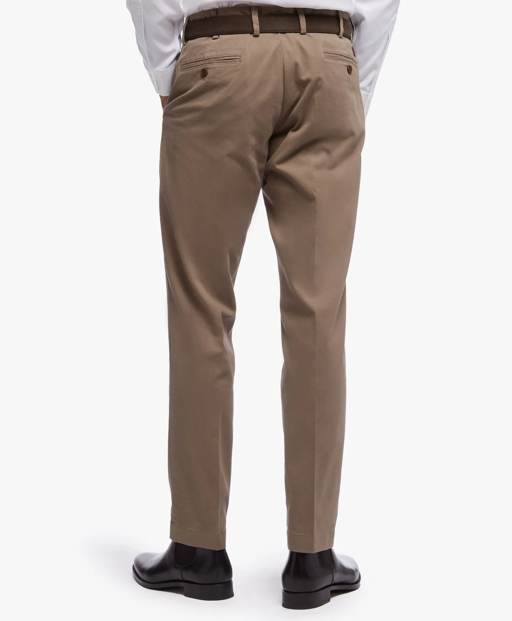 Pantalón chino de sarga de algodón elástico corte extra slim Soho
