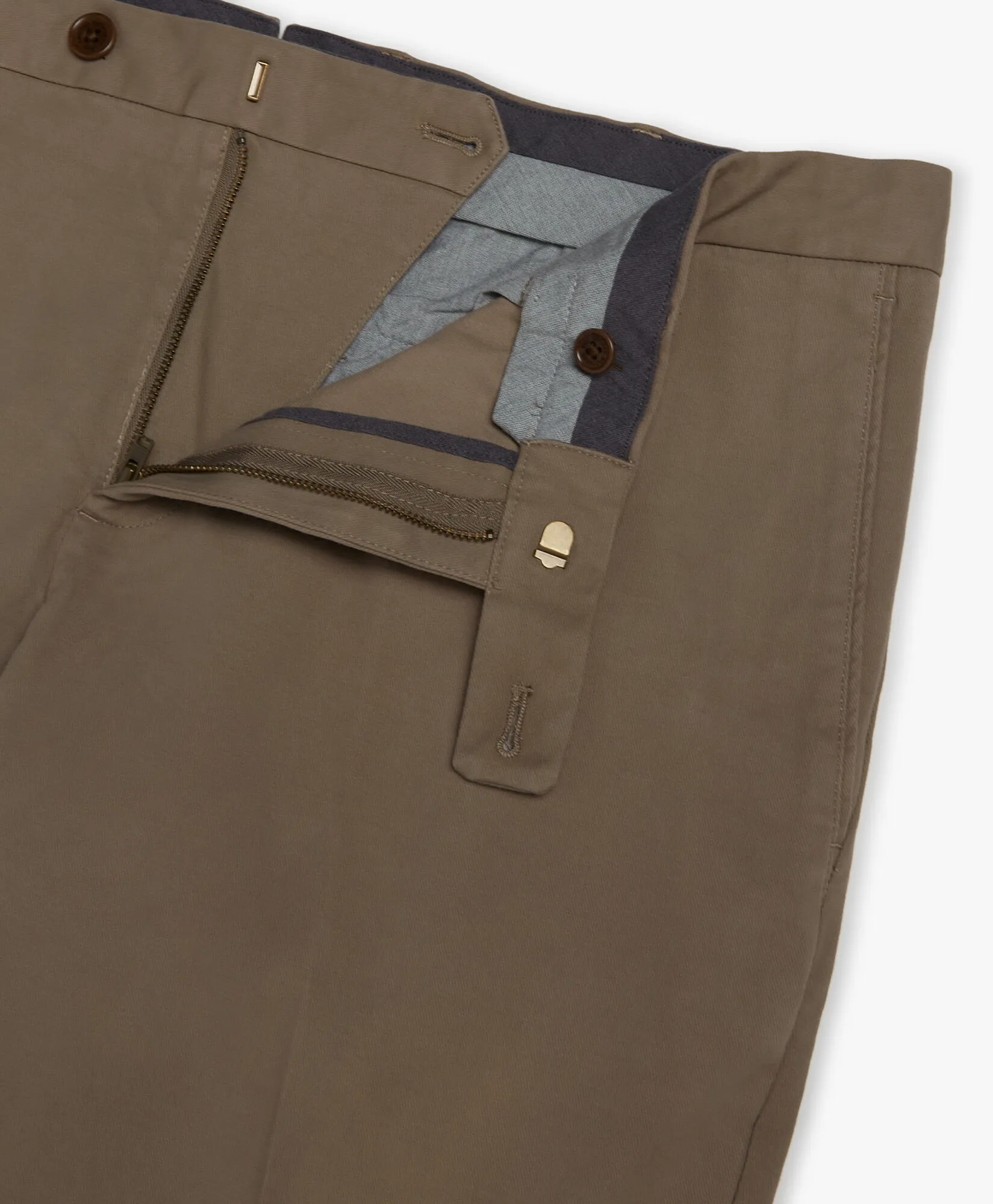 Pantalón chino de sarga de algodón elástico corte extra slim Soho