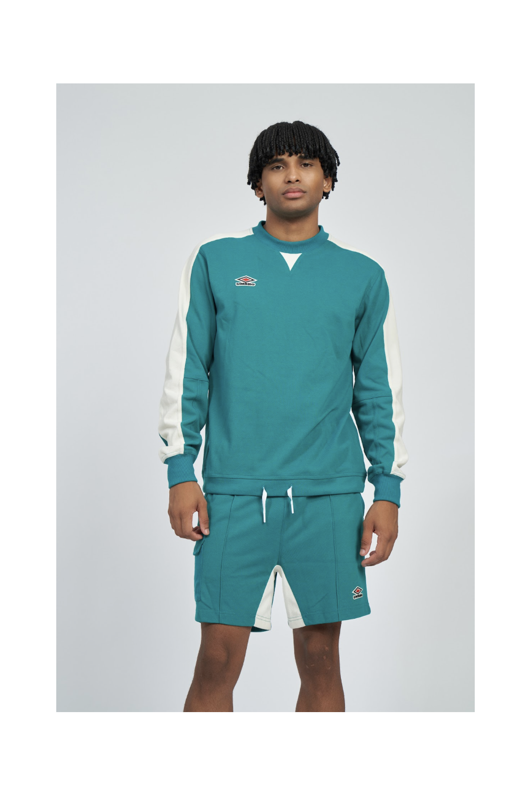 Pantalón Corto Umbro Panelled Quetzal Green / Papyrus