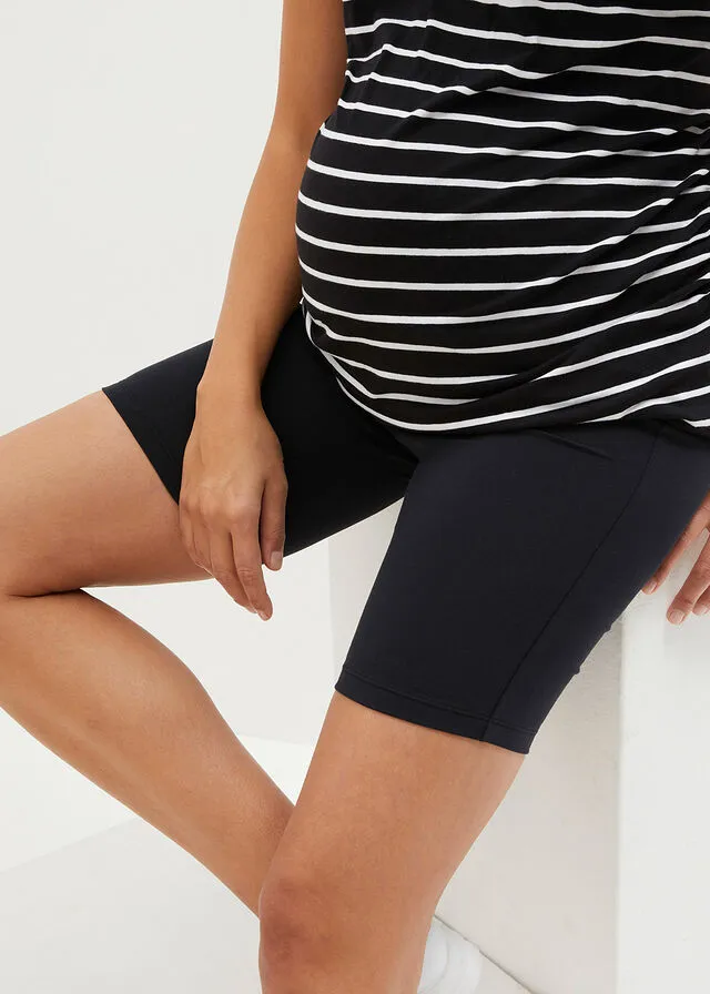 PANTALóN DE CICLISMO PREMAMá (2 UNIDADES) NEGROBEIGE