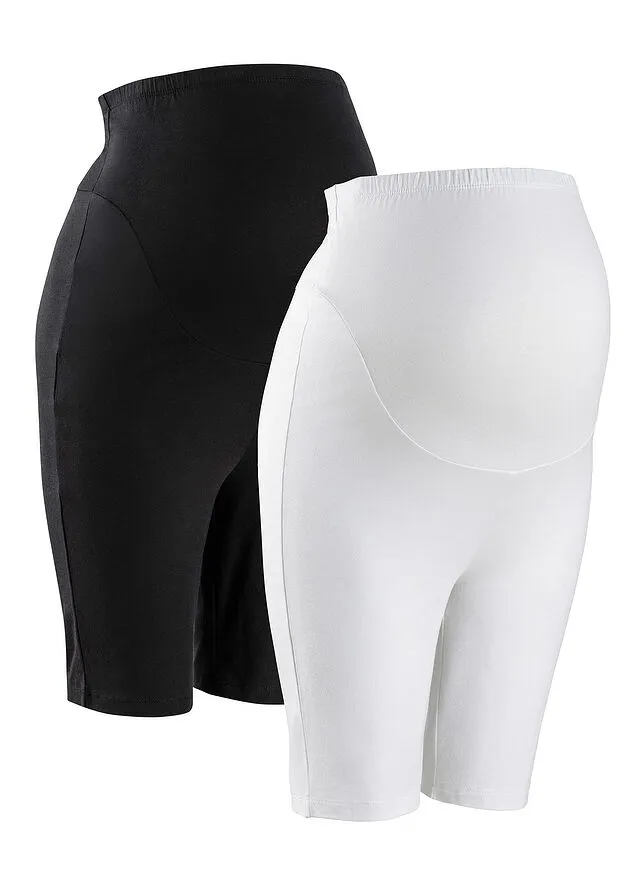PANTALóN DE CICLISMO PREMAMá (2 UNIDADES) NEGROBLANCO