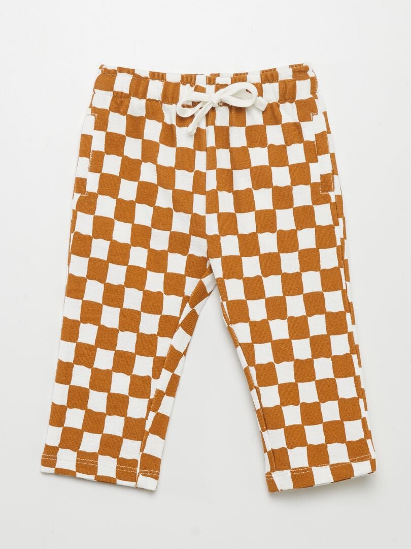 PANTALóN DE JOGGING  MARRON