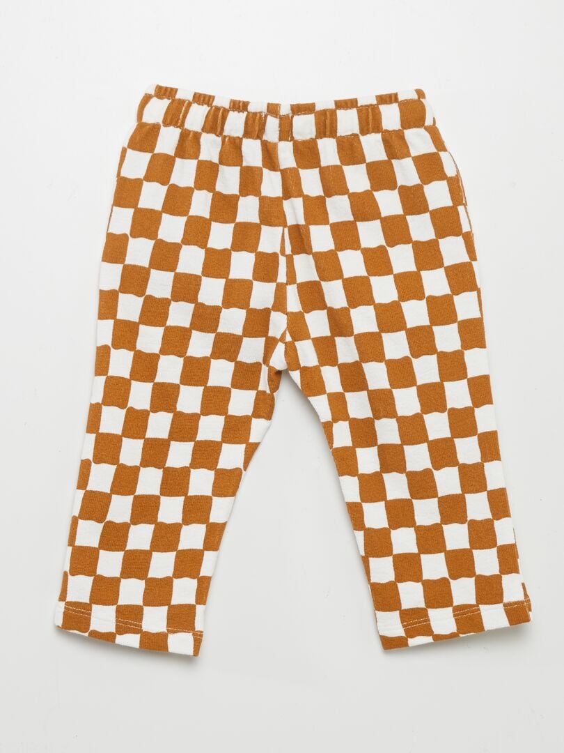 PANTALóN DE JOGGING  MARRON