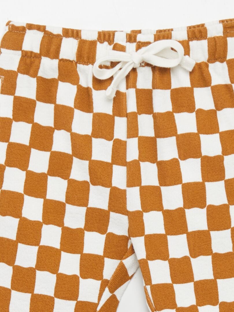 PANTALóN DE JOGGING  MARRON