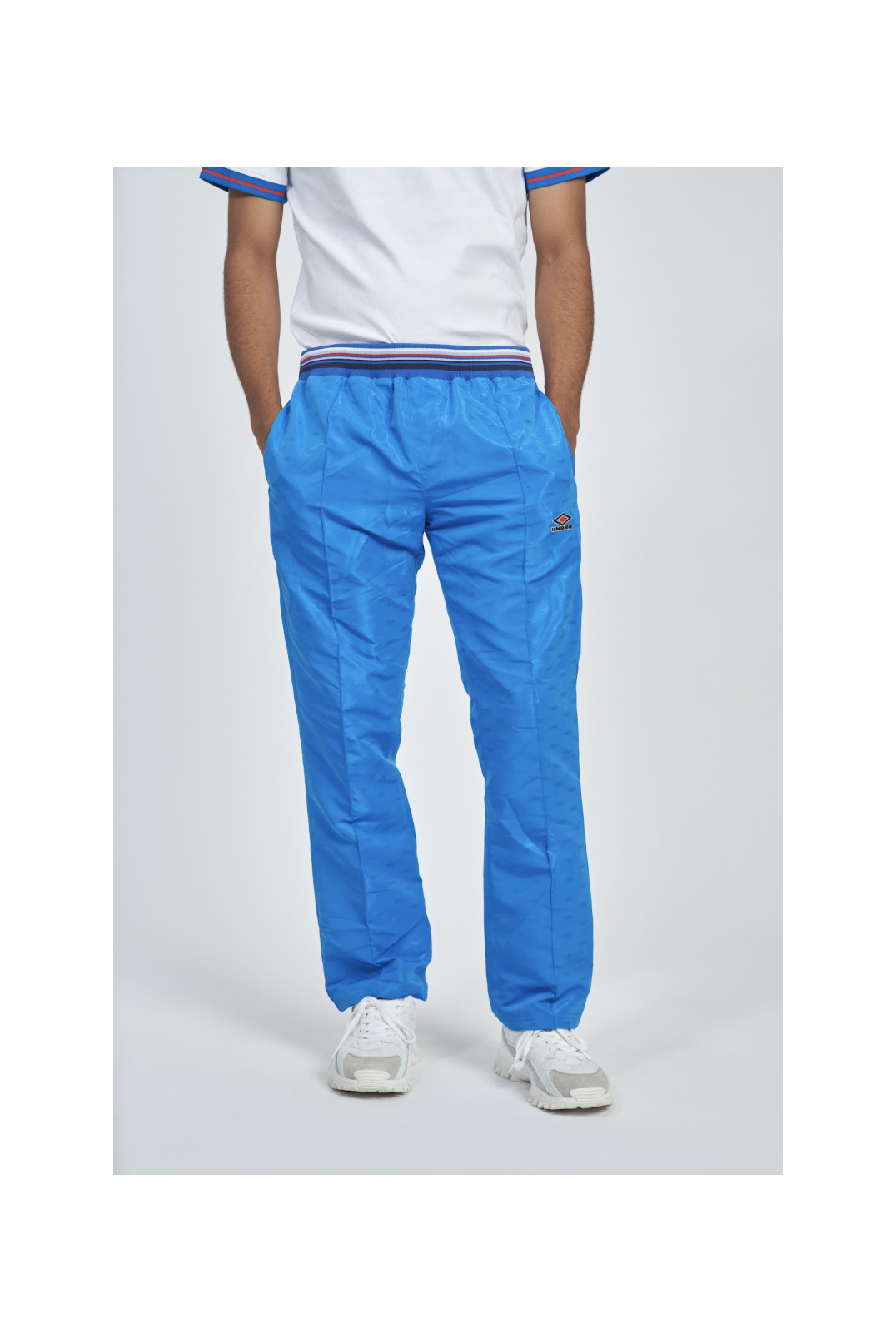 Pantalón Umbro Monogram Straight Leg Track Pant Regal Blue