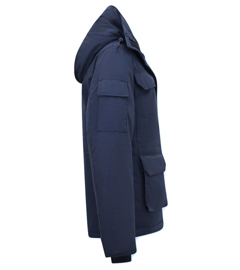 PARKA IMPERMEABLE MUJER  7603  AZUL