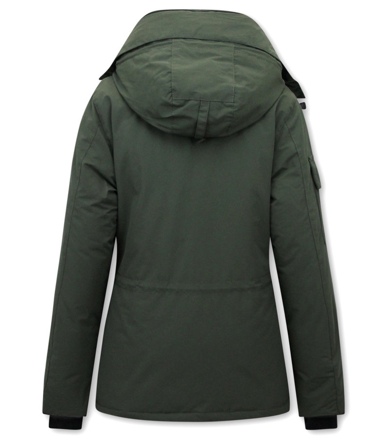 PARKA IMPERMEABLE MUJER  7603  VERDE