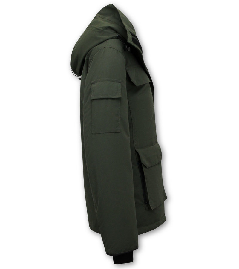 PARKA IMPERMEABLE MUJER  7603  VERDE