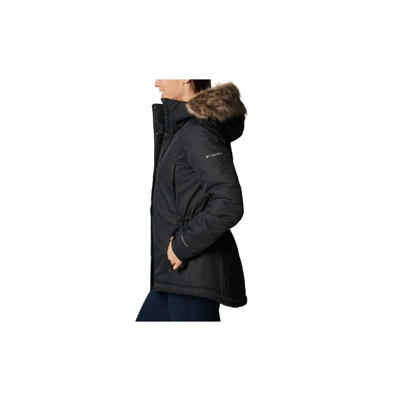 Parka impermeable para mujer Columbia Suttle Mountain II (Negro)