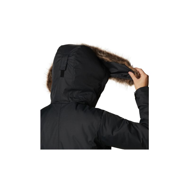 Parka impermeable para mujer Columbia Suttle Mountain II (Negro)