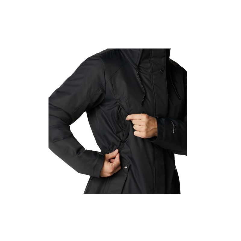 Parka impermeable para mujer Columbia Suttle Mountain II (Negro)