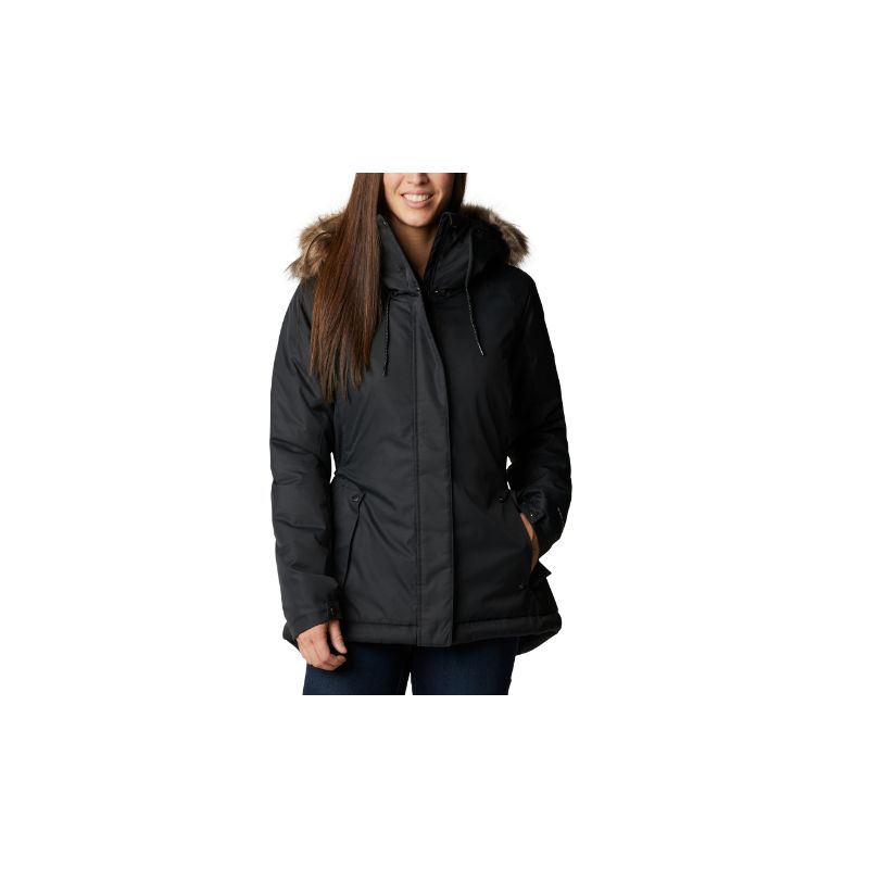 Parka impermeable para mujer Columbia Suttle Mountain II (Negro)