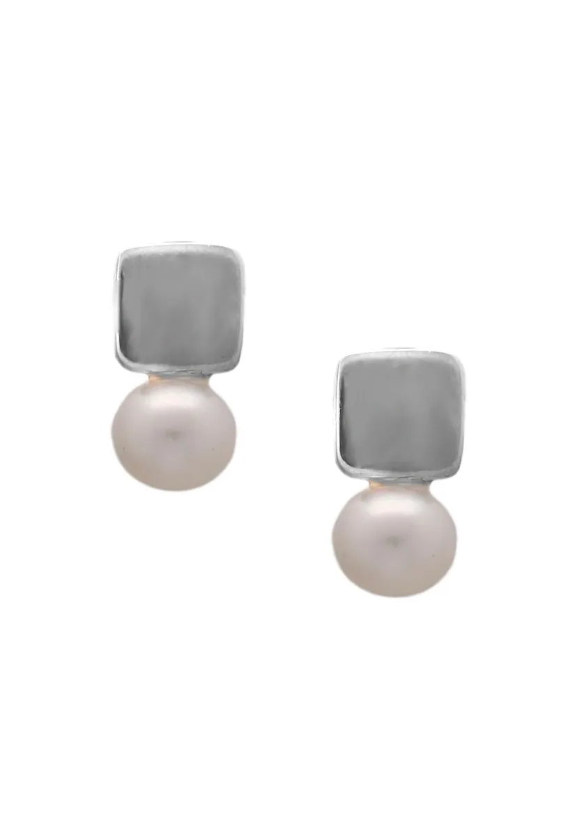 PENDIENTES DE PLATA CON PERLA 266_01372411
