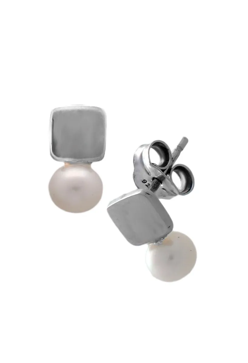 PENDIENTES DE PLATA CON PERLA 266_01372411