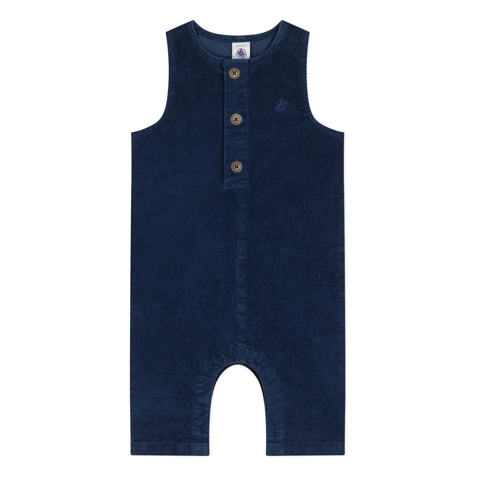 Petit Bateau Mono de terciopelo | Azul Marino