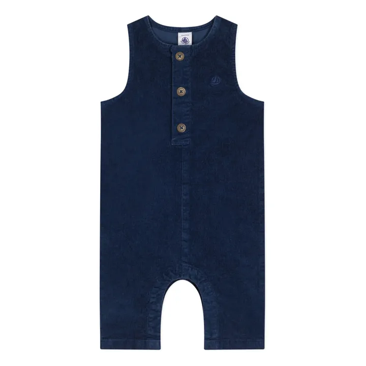 Petit Bateau Mono de terciopelo | Azul Marino
